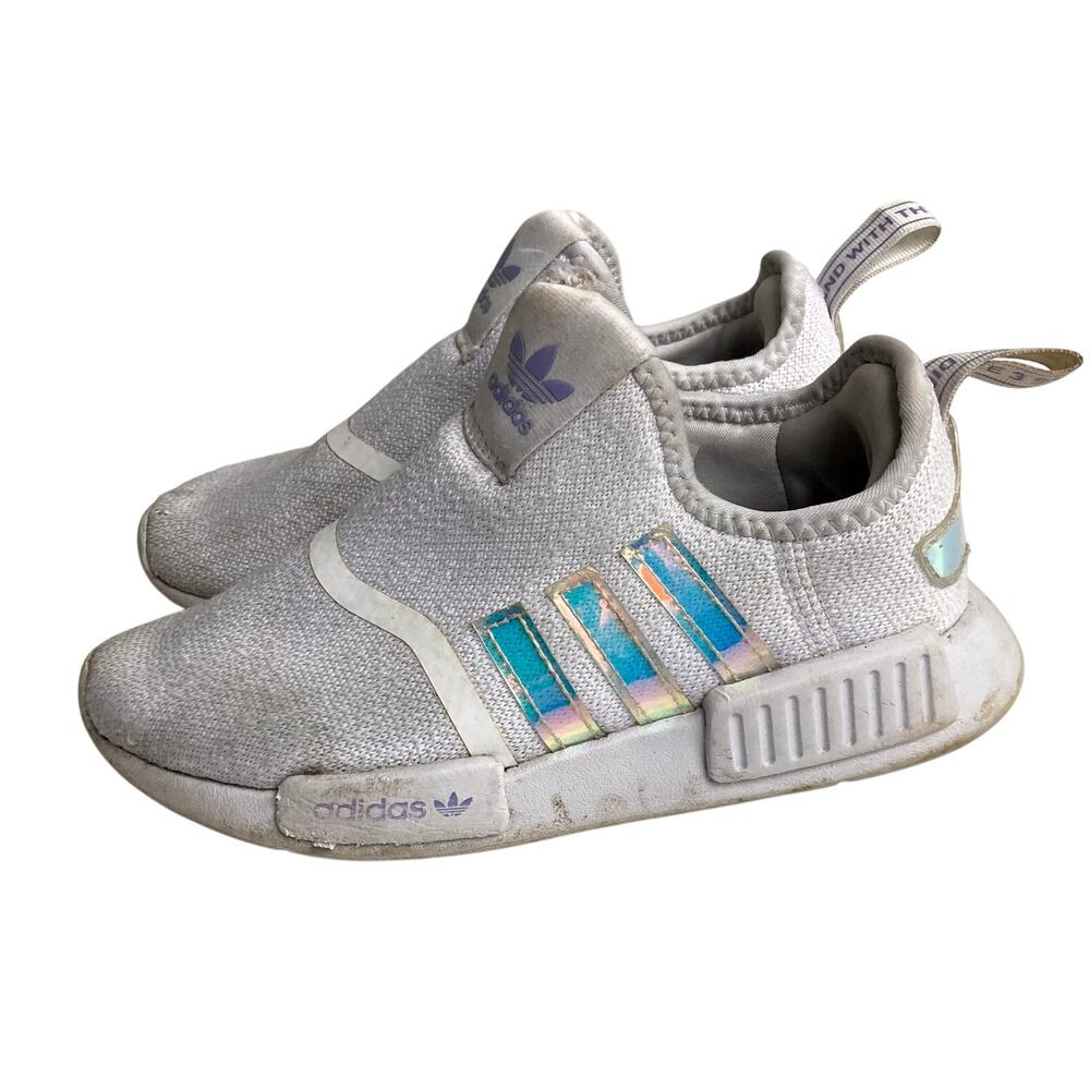 Adidas Slip On Sneakers - White Metallic - 13